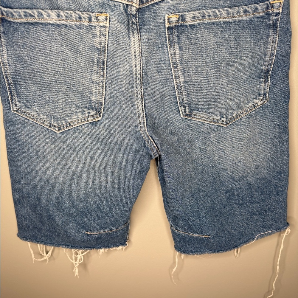 NWT Free People x We The Free Ghost Town High Rose Long Shorts / Jorts - Picture 9 of 14